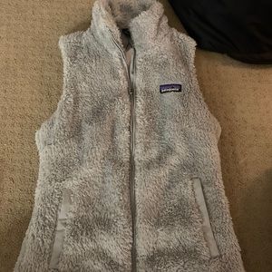 fuzzy patagonia vest